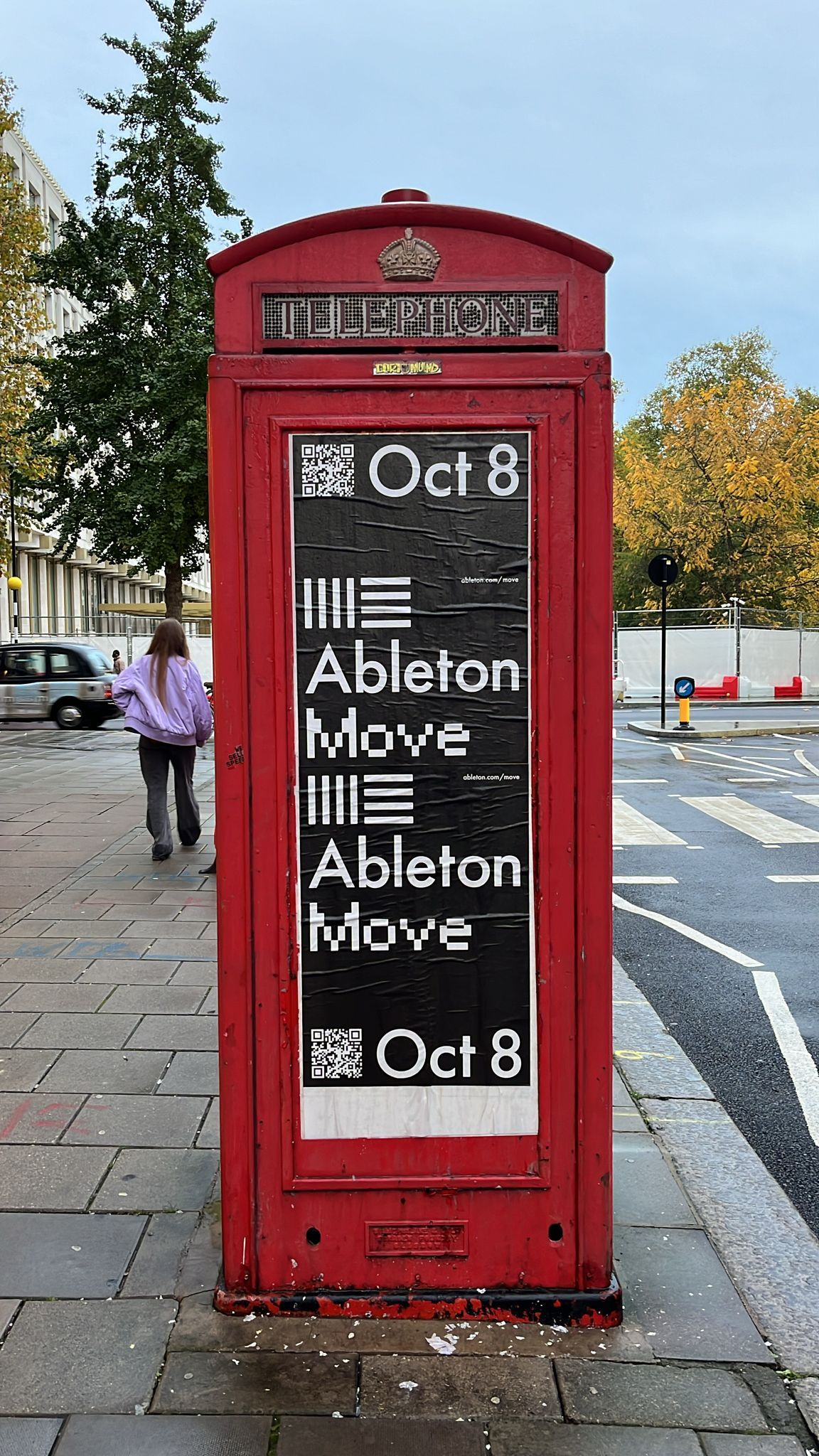 Ableton Move's teaser campaign posters in London